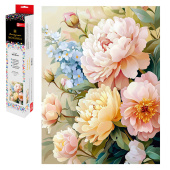 Алмазная мозаика ВИНТАЖНЫЕ РОЗЫ (30*40 см, 30 цветов страз, картонная коробка) купить