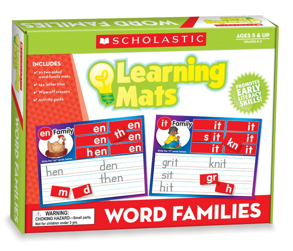 Learning Mats: Word Family купить