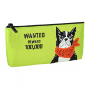 Пенал школьный БАНДАНА БЭНД (зеленый, без наполнения, полиэстер, аппликация из искусственной кожи, шелкография) купить