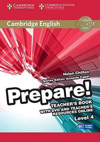 Cambridge English Prepare! Level 4 Teacher's Book with DVD and Teacher's Resources Online купить