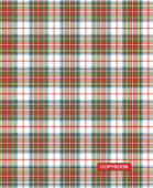 Тетрадь для записей Клетка (Арт.48.51) 48 листов Шотландка Коричневая купить