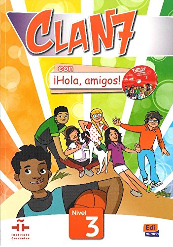 Clan 7 con Hola, amigos! 3 Libro + eBook + Extensión digital купить