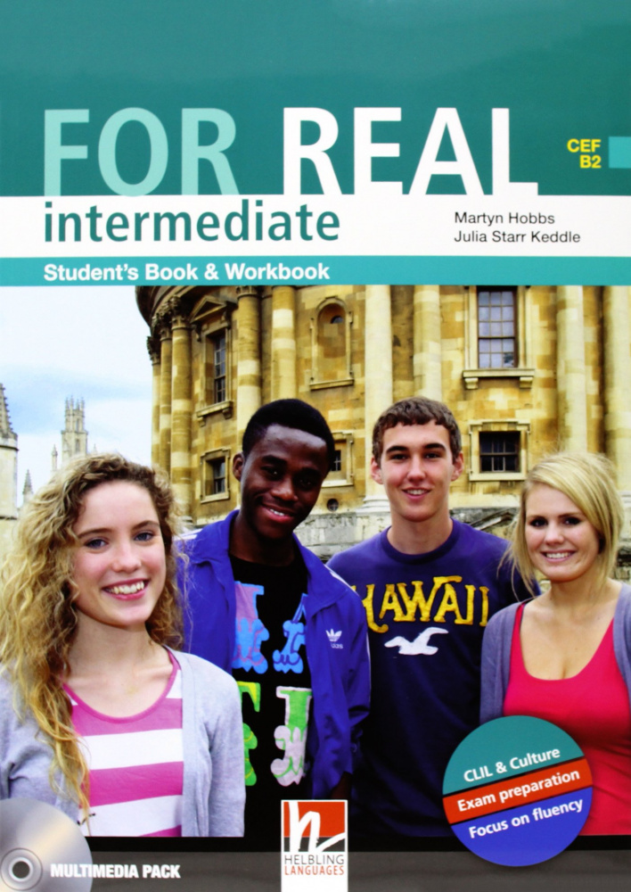 FOR REAL Intermediate Student's Pack (SB + WB) with CD/CD-ROM купить