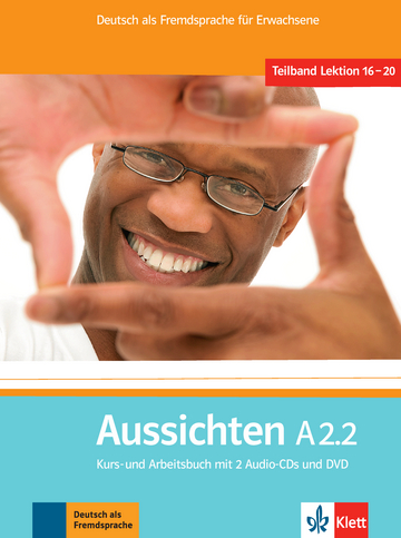 Aussichten A2.2 Kurs-/Arbeitsbuch mit 2 Audio-CDs + DVD купить