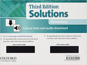 Solutions Third Edition Elementary Course Tests and audio download купить