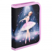 Пенал школьный БАЛЕРИНА (без наполнения, 13.3x20x3.5 см, полиэстер, молния, сублимационная печать, ПЭТ-пакет) купить