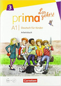 Prima - Los geht's! - 3 Arbeitsbuch mit Audio online und Stickerbogen купить