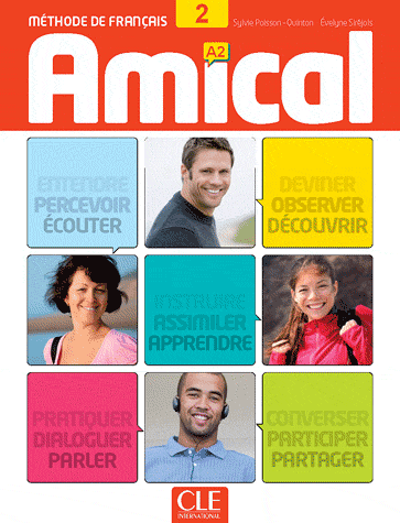 Amical - Niveau 2 - A2 - Livre de l'eleve + CD mp3 + livret corriges et transcriptions купить