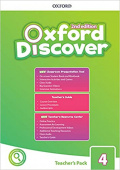 Oxford Discover Second edition 4: Teacher's Book Pack (Teacher's Guide, CPT and Teacher Resource Center) купить