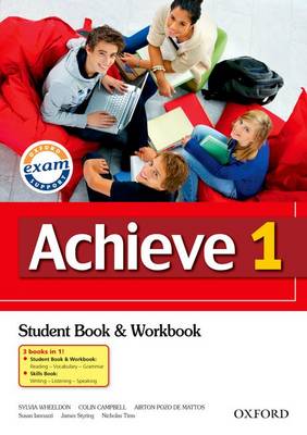 Achieve 1 Combined Student Book, Workbook and Skills Book купить