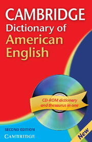 Cambridge Dictionary of American English 2nd Edition Paperback with CD-ROM for Windows and Mac купить