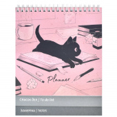 Планинг недатированный ОФИСНЫЙ КОТИК (165×205 мм, 90 листов) купить