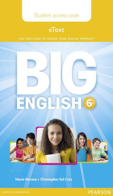 Big English 6 Student eText Access Card купить