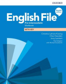 English File Fourth Edition Pre-intermediate Workbook with Key купить