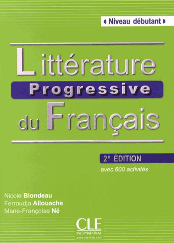 Littеrature Progressive du franсais  2еme еdition Dеbutant - Livre + CD audio купить