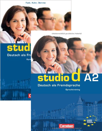 studio d A2 Kurs- und Ubungsbuch mit Lerner-CD und Sprachtraining купить
