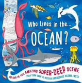 Who Lives in the...Ocean? (fold-out colouring book) купить