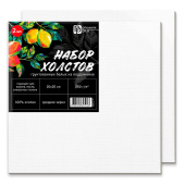 Набор холстов ЛИМОНЫ (2 шт., на подрамнике из сосны, цвет белый) купить