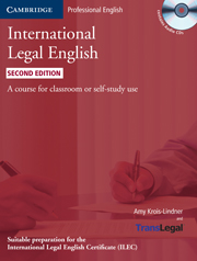 International Legal English (Second Edition) Student's Book with Audio CDs (3) купить