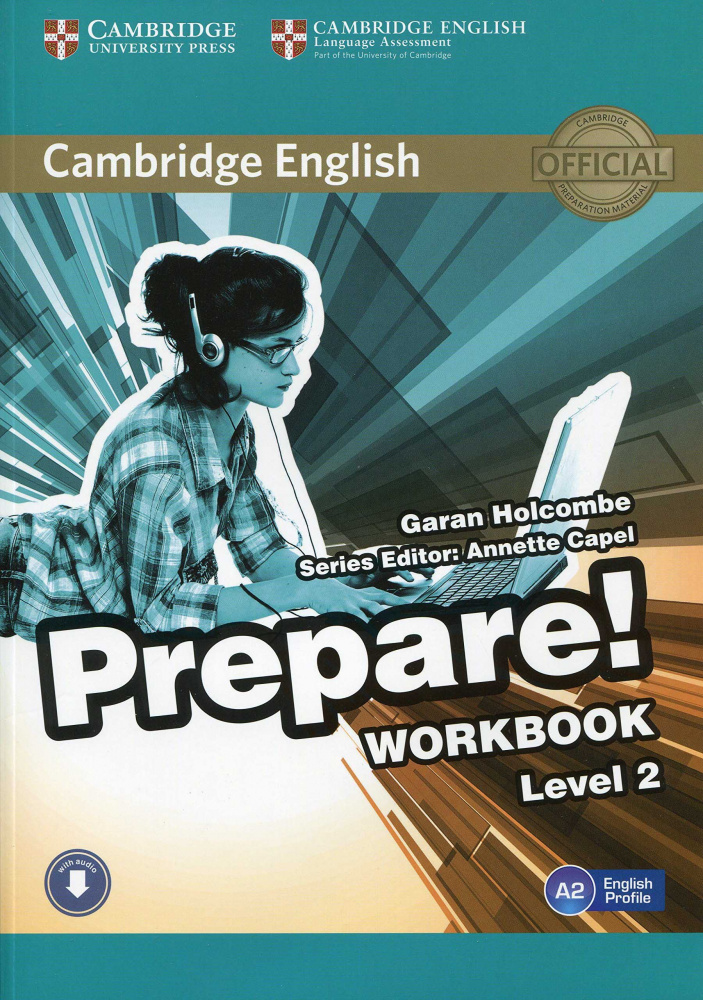 Cambridge English Prepare! Level 2 Workbook with Audio-online купить