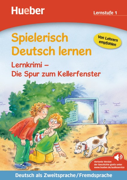 Spielerisch Deutsch lernen - Lernkrimi - Die Spur zum Kellerfenster - Buch mit MP3-Download купить