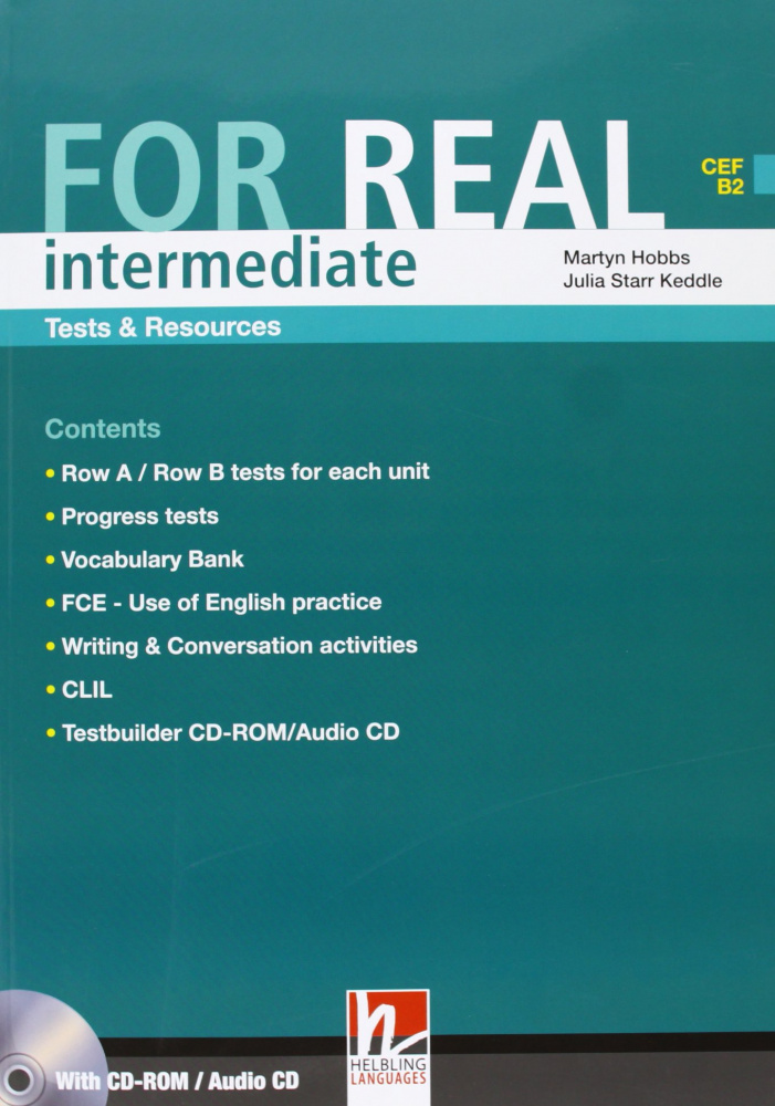 FOR REAL  Intermediate Test Resource + CD+CDR купить