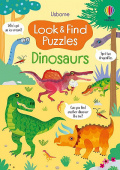 Usborne Look and Find Puzzles: Dinosaurs купить