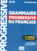 Grammaire progressive du francais 4eme edition Intermediaire - Livre + CD + Livre-web 100% interactif купить