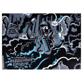 Папка для школьных тетрадей пластиковая БУНТАРСКИЙ ДУХ (полипропилен, формат А4, 31,5х22,5 см, 1 отделение, клапан, глянцевая ламинация) купить