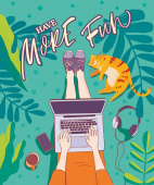 Тетрадь для записей Клетка (Арт.48.52) 48 листов Have more fun купить