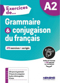Exercices de Grammaire et conjugaison A2 Livre + didierfle.app купить