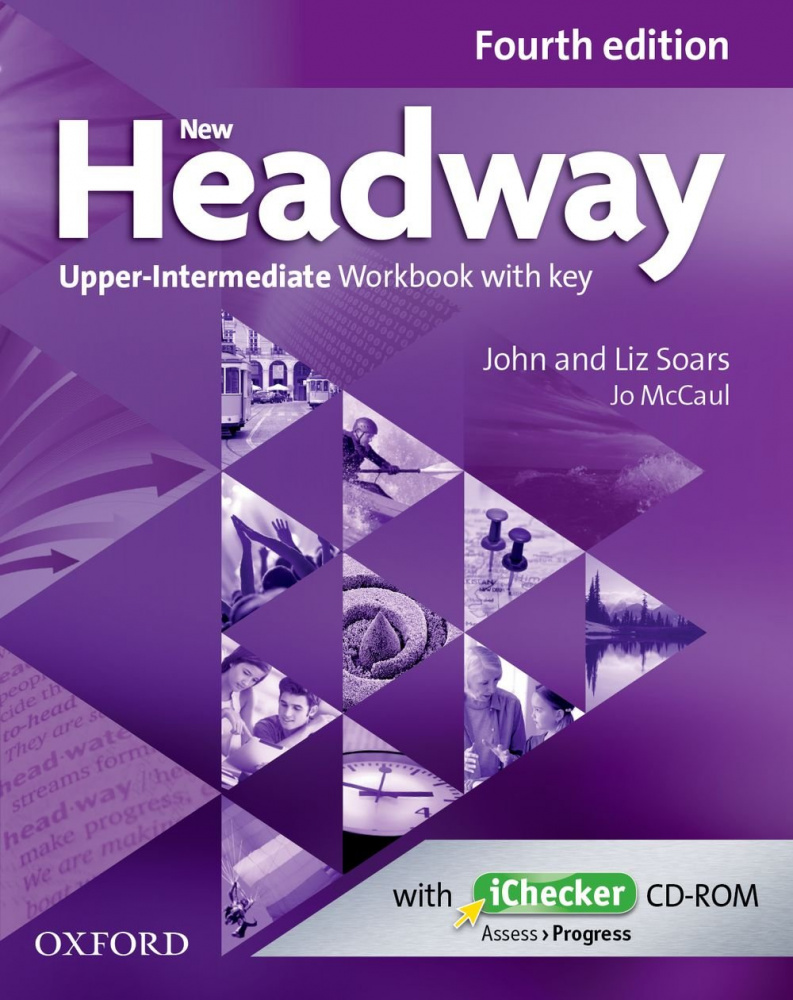 New Headway Upper-intermediate Fourth Edition Workbook + iChecker with Key купить