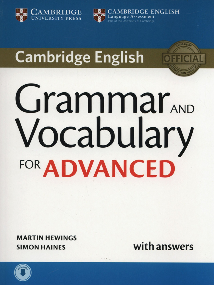 Grammar and Vocabulary for Advanced (for revised exam 2015) Book with Answers and Audio купить