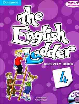 The English Ladder 4 Activity Book with Songs Audio CD купить