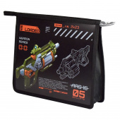 Папка для школьных тетрадей пластиковая БЛАСТЕР (полипропилен, формат А5, 23.3x20х6.5 см, 1 отделение, молния) купить