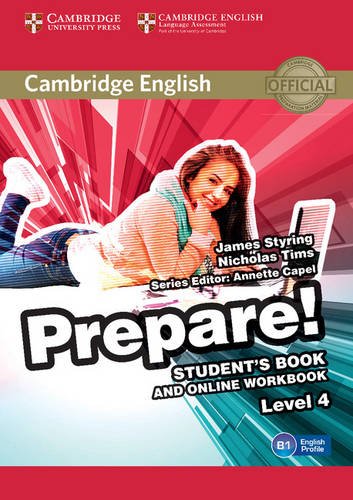 Cambridge English Prepare! Level 4 Student's Book and Online Workbook купить