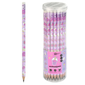 Набор карандашей чернографитных ТОРТИКИ (ПЭТ-тубус, 36 шт., ассорти, твердость грифеля: HB, форма корпуса - трёхгранная) купить