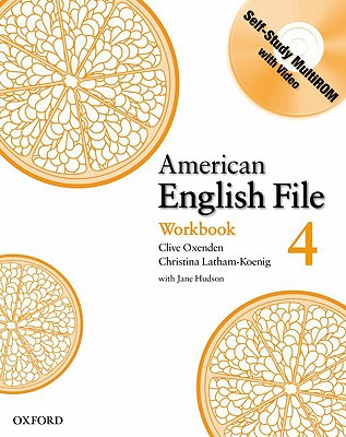 American English File 4 Workbook with MultiROM купить