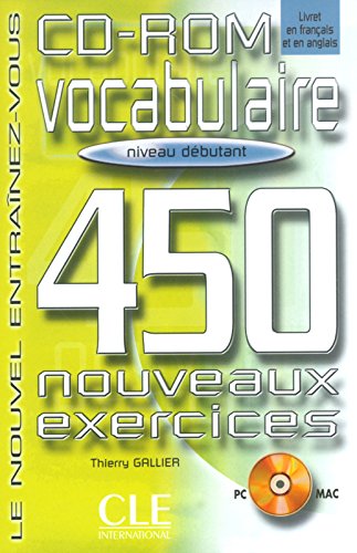 Vocobulaire 450 Nouveaux Exercices debutant CD-ROM купить