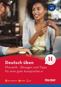 Deutsch üben. Phonetik A1 Buch mit Audios online und App mit Videos купить