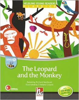 Helbling Young Readers Level B: The Leopard and the Monkey with CD-ROM/Audio CD купить