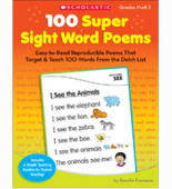 100 Super Sight Word Poems: Easy-To-Read Reproducible Poems That Target & Teach 100 Words from the Dolch List купить