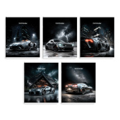 Комплект тетрадей школьных ученических (5 штук), А5+, 48 л, вн.блок - линия, (СИТИ-ДРАЙВ) купить