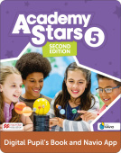 Academy Stars Second Edition 5 DIGITAL Pupil's Book and Navio App купить