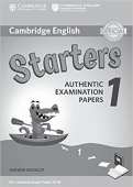 Cambridge English (for Revised Exam from 2018) Starters 1 Answer Booklet купить