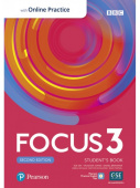Focus Second Edition 3 Student Book with Standard PEP Pack(OnlinePractice)+Active Book купить