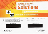 Solutions Third Edition Upper-Intermediate Course Tests and audio download купить