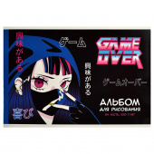 Альбом для рисования КИБЕР АНИМЕ, формат А4, 24 листа, мягкий переплёт купить