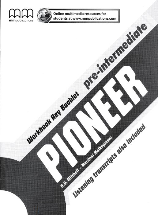 Pioneer Pre-Intermediate Workbook Key Booklet купить