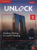 Unlock 2nd edition 2 Reading, Writing, & Critical Thinking Student's Book, Mob App and Online Workbook купить